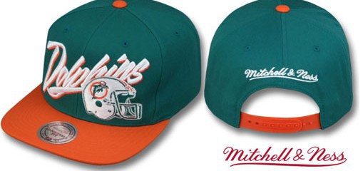 Casquette Miami Dolphins [Vert/Naranja]